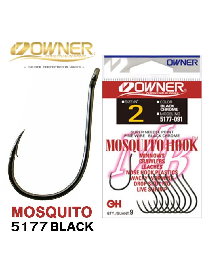 #5177 OWNER MOSQUITO BLACK 1vnt