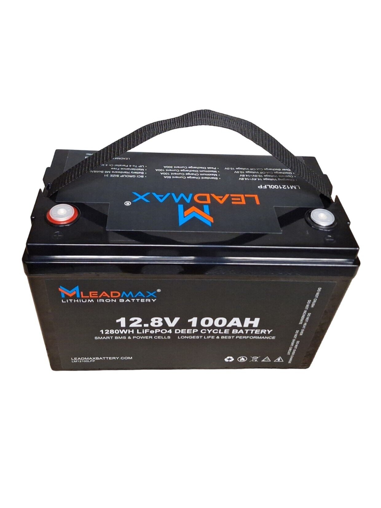 Akumuliatorius LeadMax LiFePO4 (12.8V, 100Ah) 2