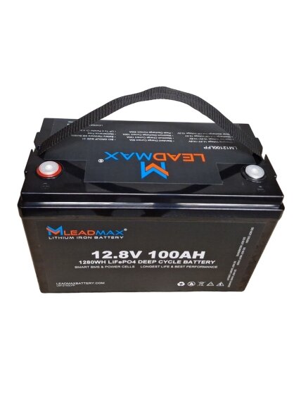 Akumuliatorius LeadMax LiFePO4 (12.8V, 100Ah) 2 Akumuliatorius LeadMax LiFePO4 (12.8V, 100Ah) 2