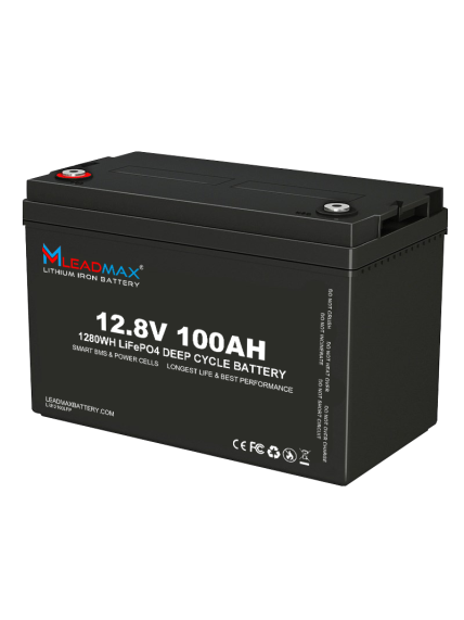 Akumuliatorius LeadMax LiFePO4 (12.8V, 100Ah) Akumuliatorius LeadMax LiFePO4 (12.8V, 100Ah)