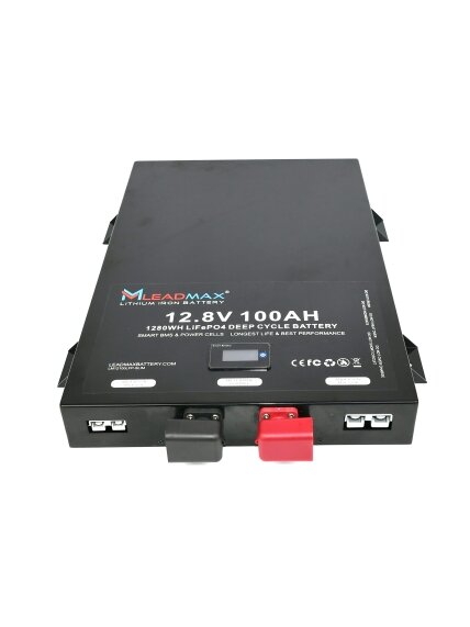 Akumuliatorius LeadMax Slimline LiFePO4 (12.8V, 100Ah) 2