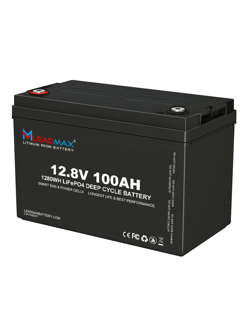 Akumuliatorius LeadMax LiFePO4 (12.8V, 100Ah) Akumuliatorius LeadMax LiFePO4 (12.8V, 100Ah)