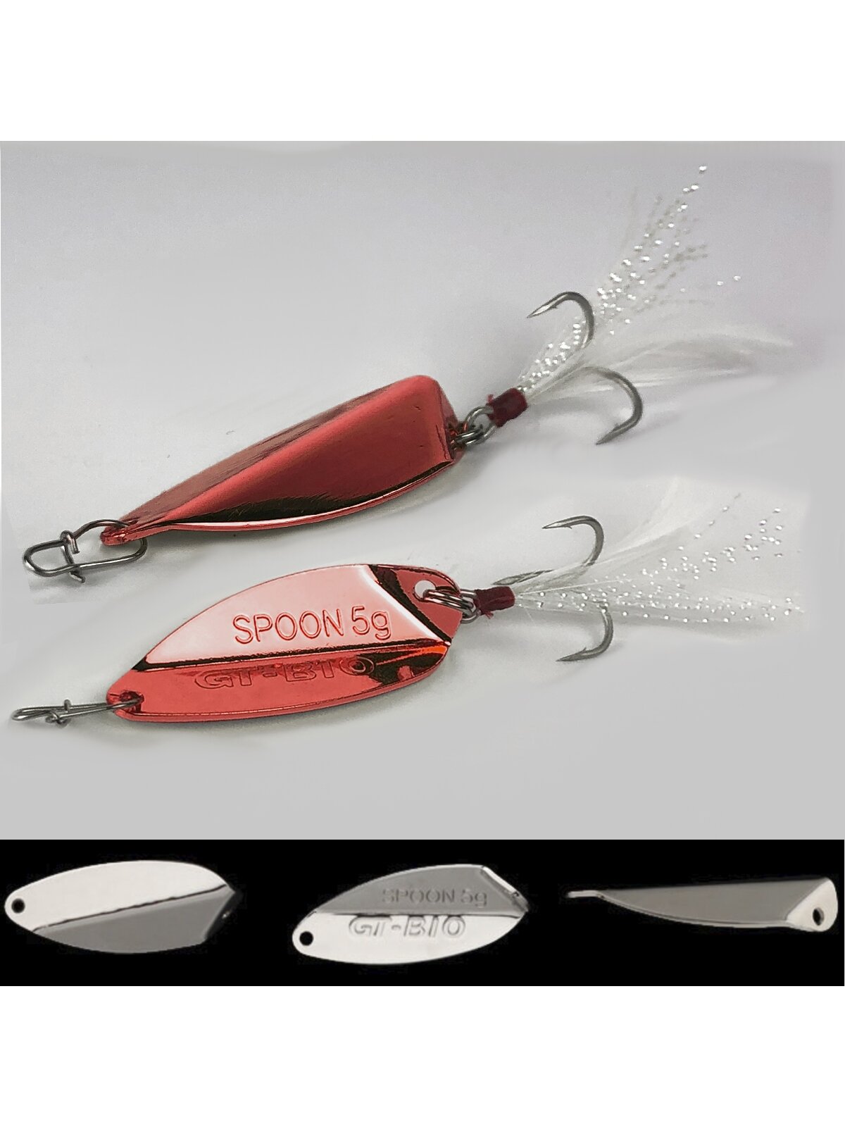 Blizgė Fractured Fish Utra Light /5g; 7,5g; 10g/ orange