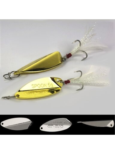 Blizgė Fractured Fish Utra Light /5g; 7,5g; 10g/ gold