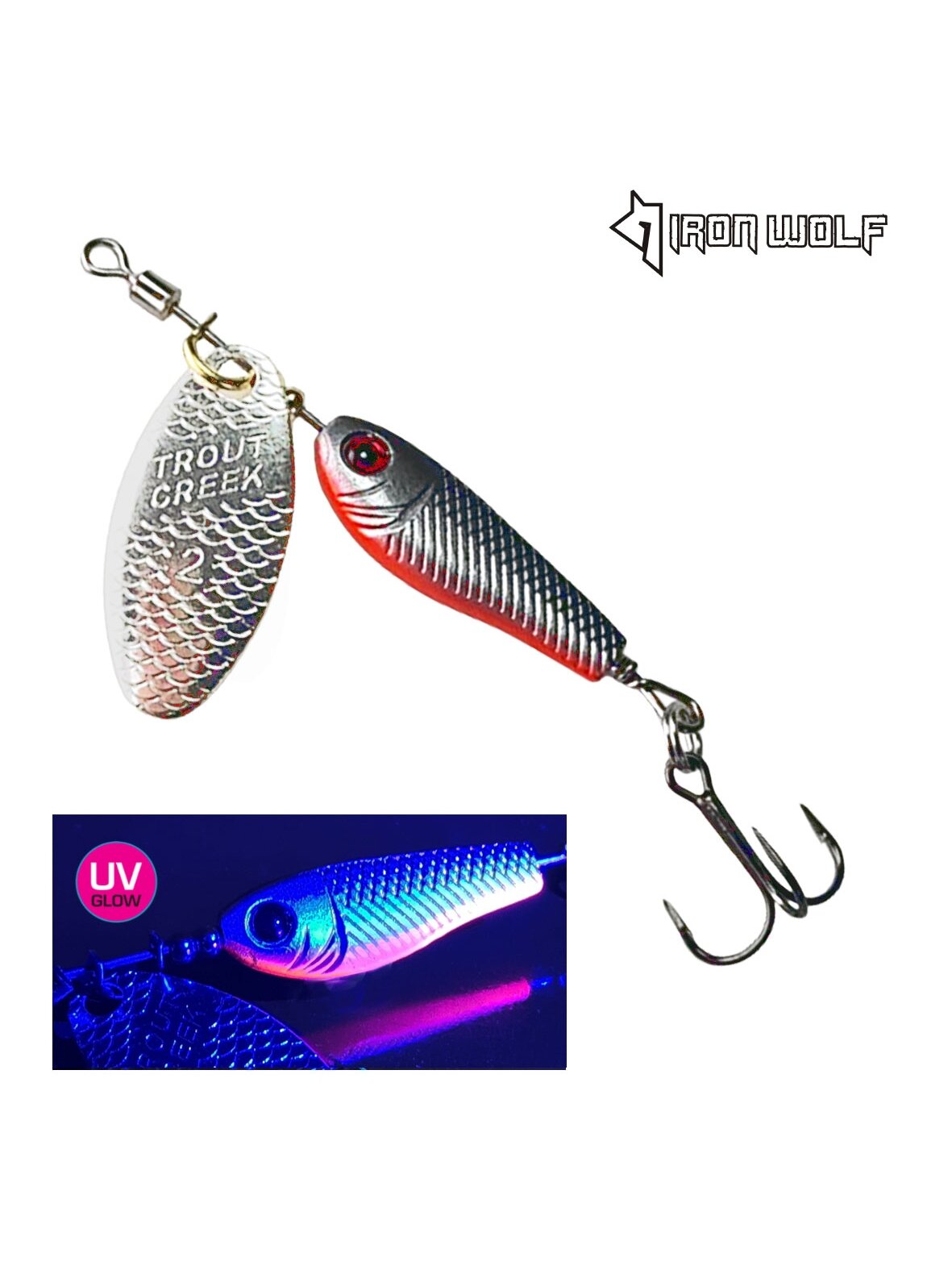 Body spinner Iron Wolf "TROUT CREEK" /4g; 6g/ C Body spinner Iron Wolf "TROUT CREEK" /4g; 6g/ C