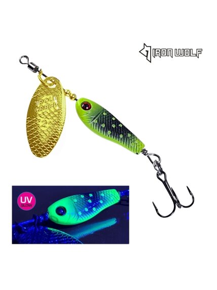 Body spinner Iron Wolf TROUT CREEK color H /4g; 6g/ Body spinner Iron Wolf TROUT CREEK color H /4g; 6g/