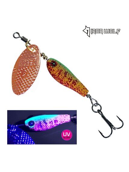 Body spinner Iron Wolf TROUT CREEK color P /4g; 6g/ Body spinner Iron Wolf TROUT CREEK color P /4g; 6g/