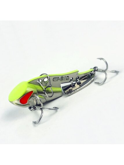 Cikada Variant-Lunge scale /15g; 20g/ silver-fluorescent green Cikada Variant-Lunge scale /15g; 20g/ silver-fluorescent green