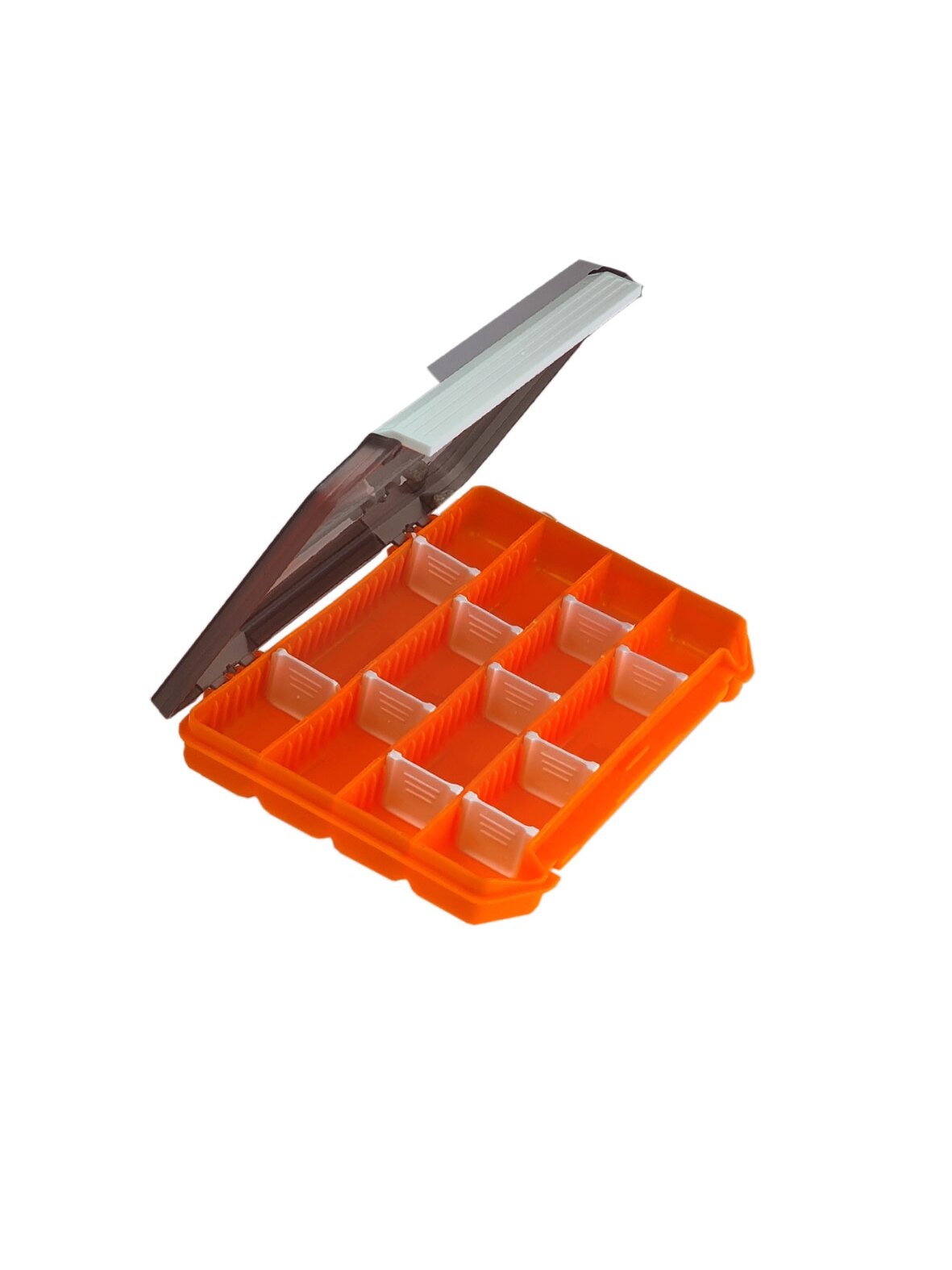 Dėžutė masalams, žūklės smulkmenoms DEZ-019-O 20,5x14,5x2,70cm orange