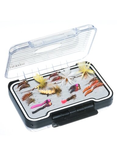 Dvipusė dėžutė avižėlėms ir muselėms 11*8*3cm 1vnt