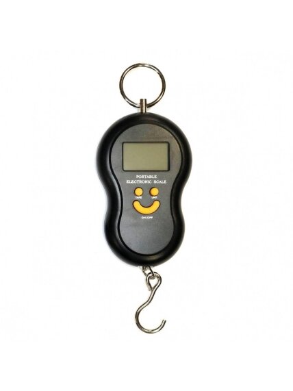 Elektroninės kelioninės svarstyklės HM (black) max 50kg Elektroninės kelioninės svarstyklės HM (black) max 50kg