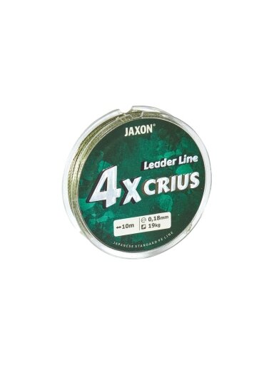 Fyderiniams pavadėliams pintas valas Jaxon 4xCRIUS sinking 1vnt x 10m