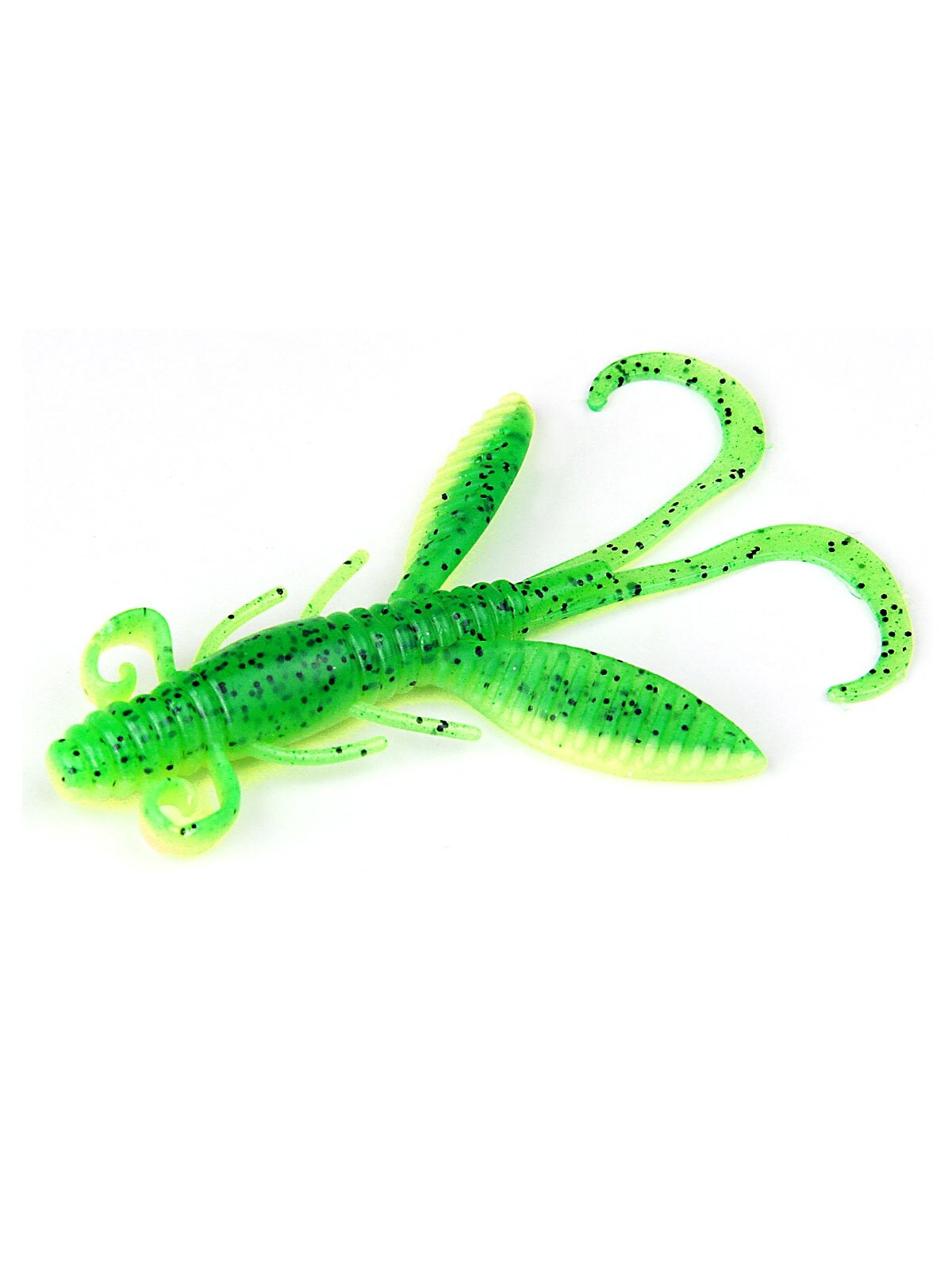 Iron Wolf "Crayfish" dvispalvis (žalia+geltona) 9cm 1vnt