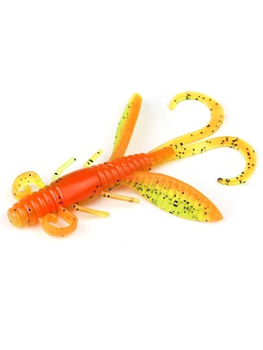 Iron Wolf "Crayfish" dvispalvis (oranžinė+geltona) 9cm 1vnt