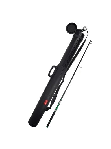 Iron Wolf teleskopinis dėklas (nuo 87 iki 152cm)"Tūba" Ø11,5 cm,