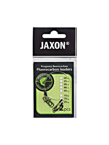 Jaxon fluorokarboninis pavadėlis 15kg 2vnt