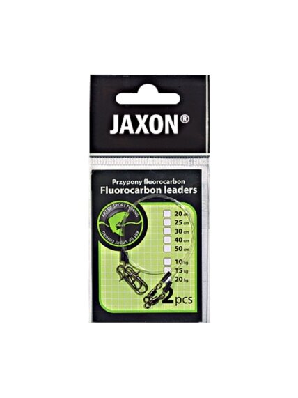 Jaxon fluorokarboninis pavadėlis 20kg 2vnt Jaxon fluorokarboninis pavadėlis 20kg 2vnt