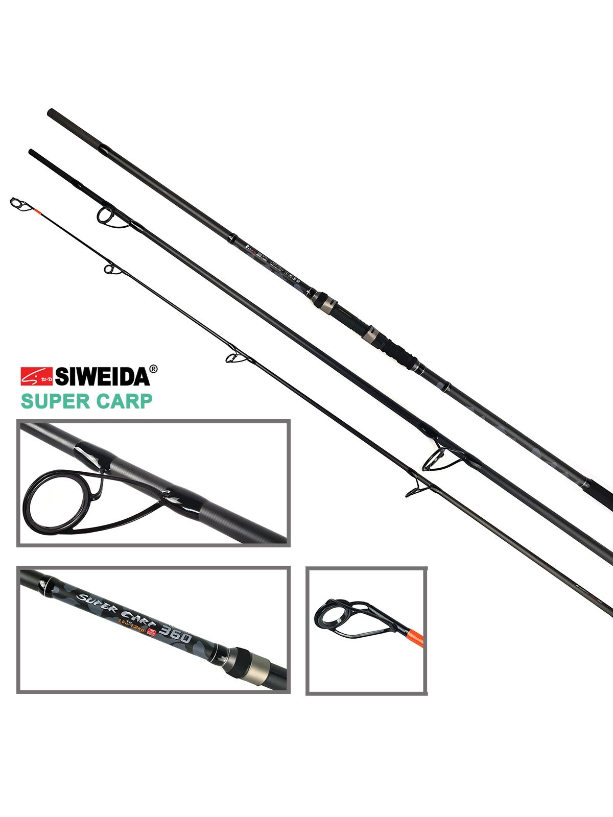 Karpinė meškerė Siweida SUPER CARP 3,60m 3,0Lbs (11kg)