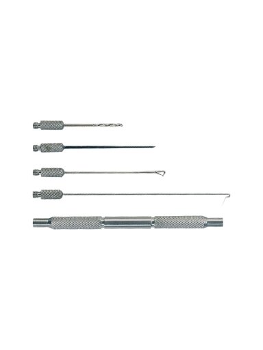 Karpinių grąžtelių ir adatų komplektas Jaxon XTR CARP INOX STAINLESS STEEL 1 vnt.