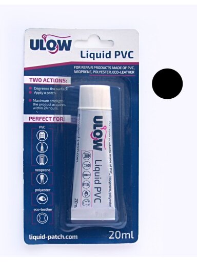 Klijai PVC 20 ml. BLACK