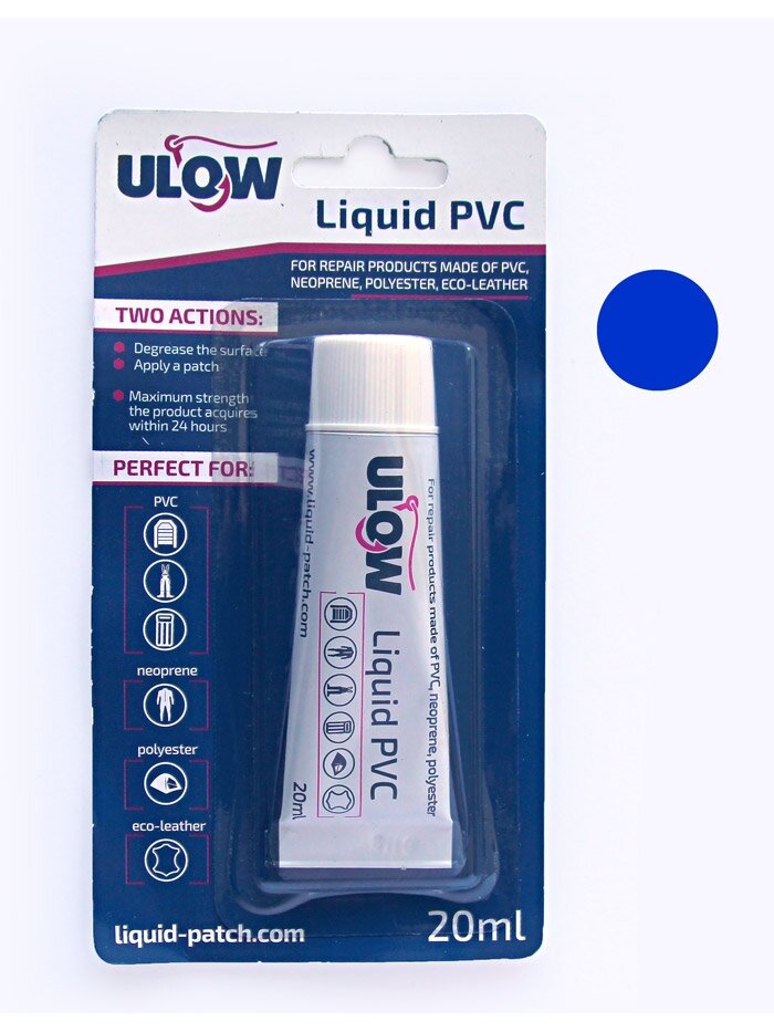 Klijai PVC 20 ml. BLUE