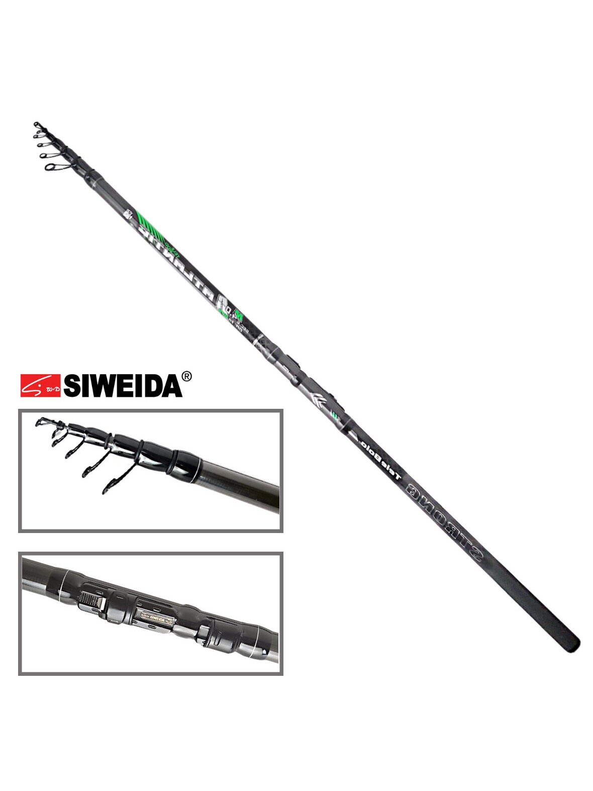 Meškerė Siweida ATLANTIC TELE BOLO trumpakotis /3,60m; 4,00m; 4,20m/ 60g Meškerė Siweida ATLANTIC TELE BOLO trumpakotis /3,60m; 4,00m; 4,20m/ 60g