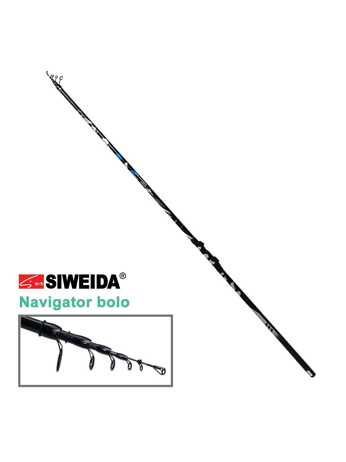 Meškerė Siweida NAVIGATOR BOLO /4,00m; 5,00m; 6,00m/ 10-30gr. Meškerė Siweida NAVIGATOR BOLO /4,00m; 5,00m; 6,00m/ 10-30gr.