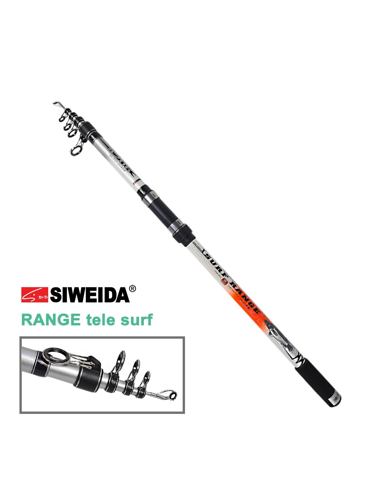 Meškerė Siweida RANGE TELE SURF 4,20m 100-300g Meškerė Siweida RANGE TELE SURF 4,20m 100-300g