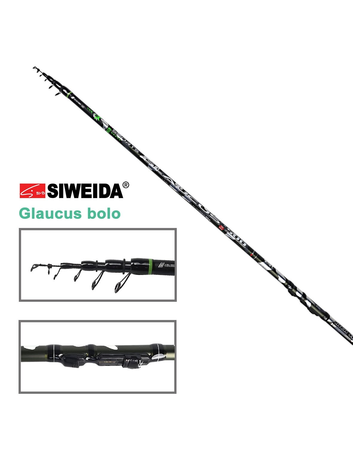 Meškerė Siweida SPORTS GLAUCUS TELE BOLO /4,00m; 5,00m; 6,00m /