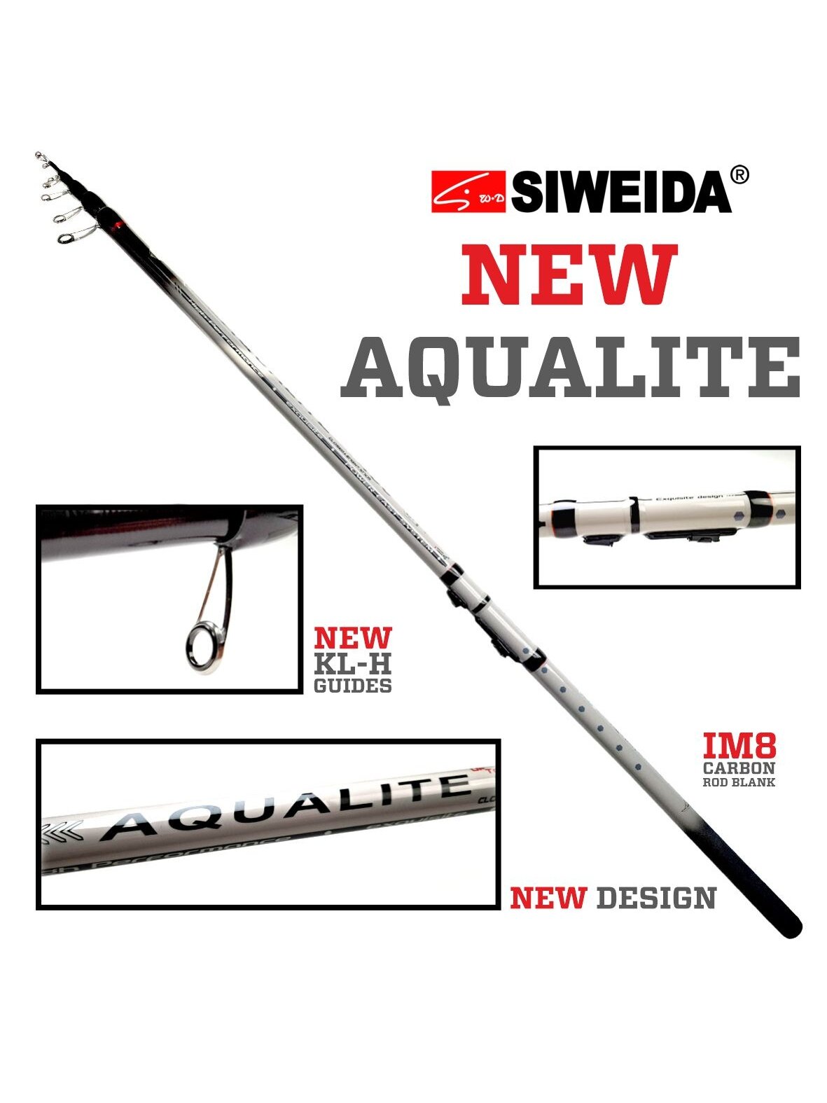 Meškerė Siweida NEW AQUALITE bolo.,4m.,4,5m.,10-30g