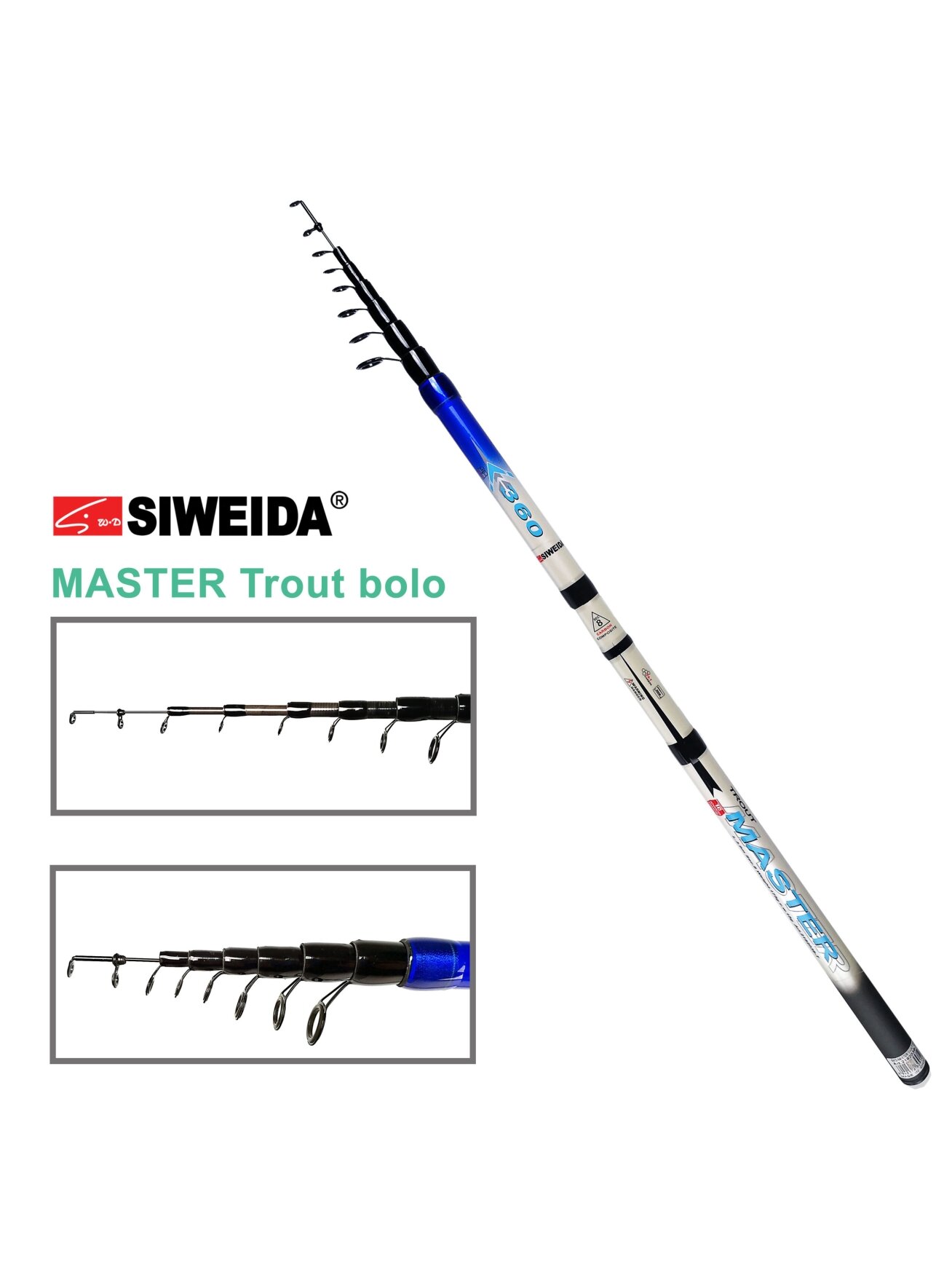 Meškerė Siweida MASTER Trout tele trumpakotis Meškerė Siweida MASTER Trout tele trumpakotis