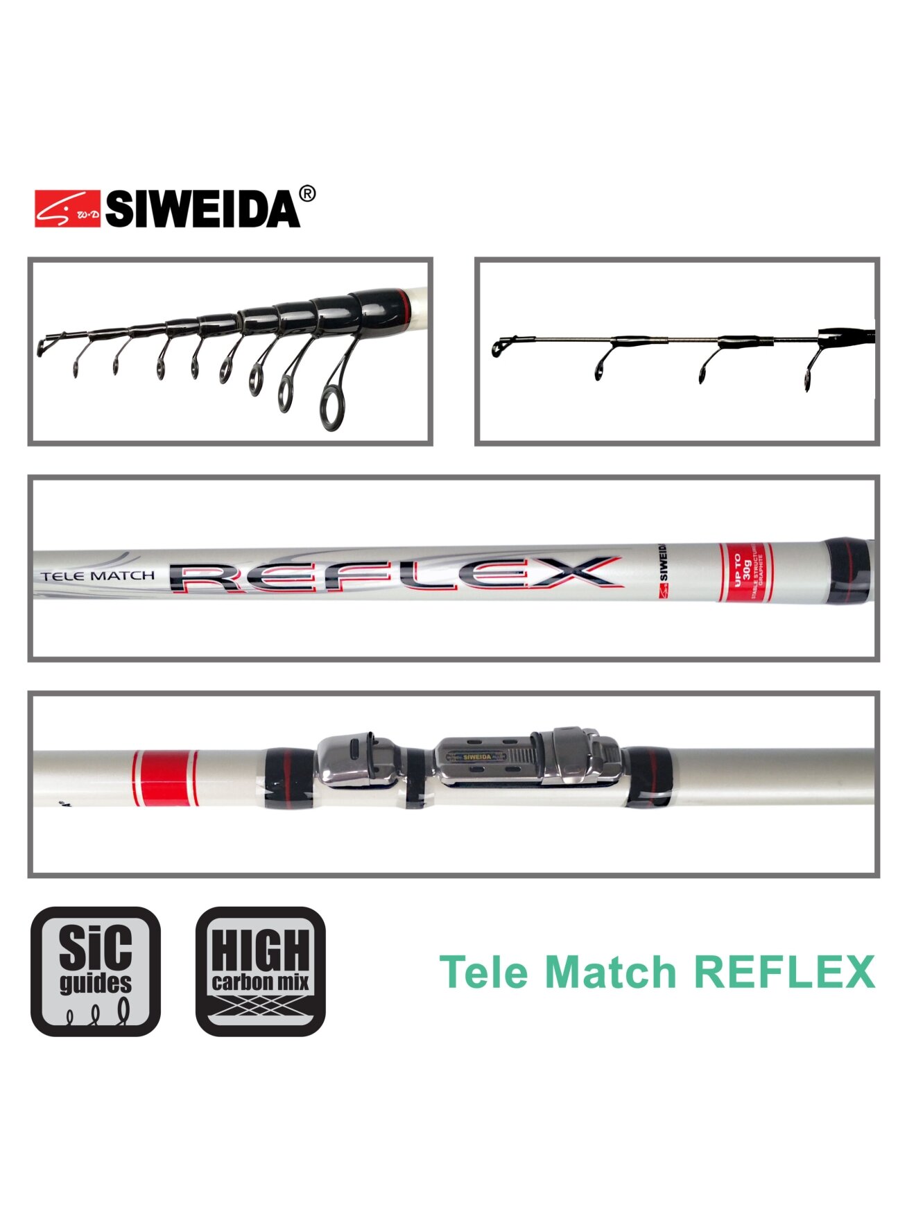 Meškerė Siweida REFLEX TELE MATCH / iki 30g 1
