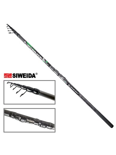 Meškerė Siweida ATLANTIC TELE BOLO trumpakotis /3,60m; 4,00m; 4,20m/ 60g