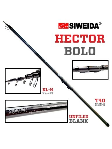 Meškerė SIWEIDA HECTOR bolo.,5m.,6m.,iki 35g