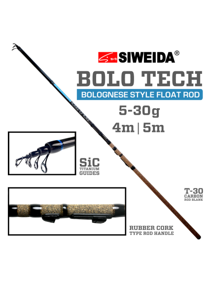 Meškerė Siweida BOLO TECH.,4.00m.,5.00m Meškerė Siweida BOLO TECH.,4.00m.,5.00m