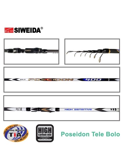 Meškerė Siweida POSEIDON TELE BOLO / iki 21g 2