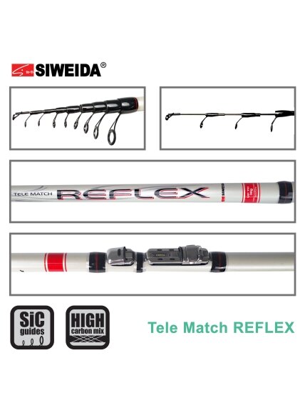 Meškerė Siweida REFLEX TELE MATCH / iki 30g 1 Meškerė Siweida REFLEX TELE MATCH / iki 30g 1