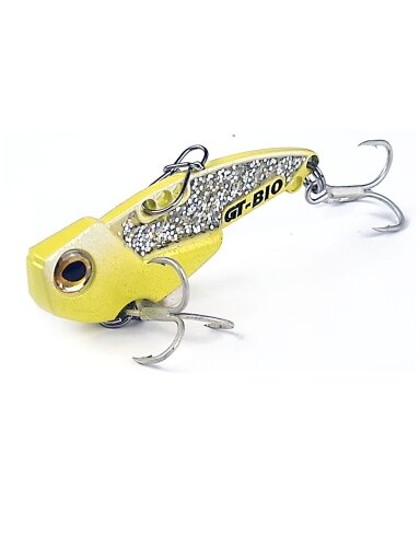 Mini Cikada Prado II /10g; 15g/ white-yellow