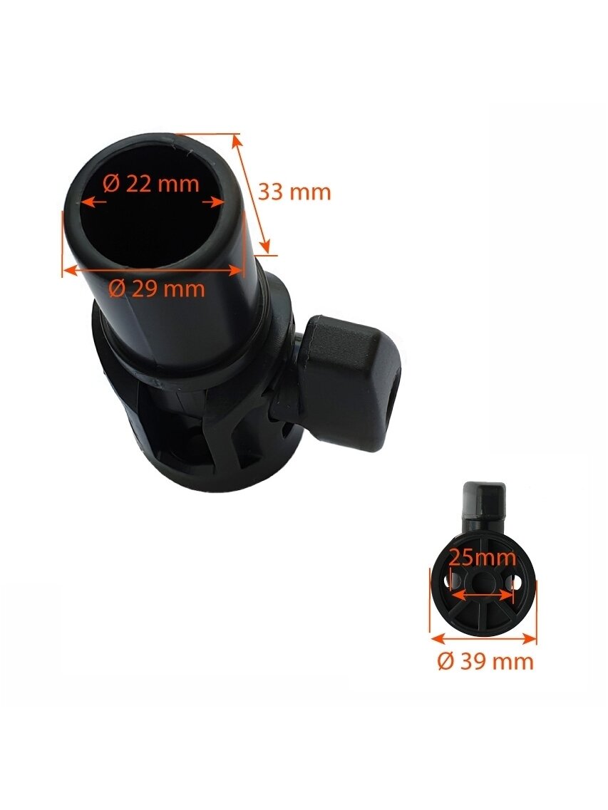 Oceansouth laivo aksesuarų tvirtinimo detalė Universal Mount Thumb Screw 1 Oceansouth laivo aksesuarų tvirtinimo detalė Universal Mount Thumb Screw 1