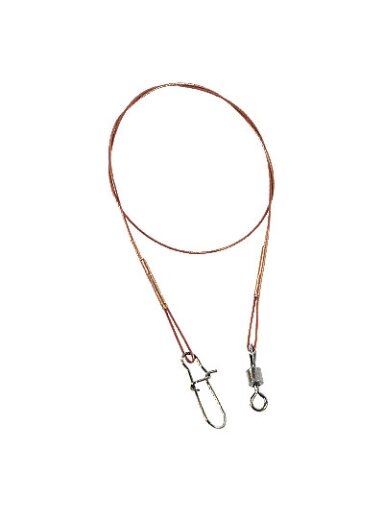 Pavadėlis lydekoms Jaxon Sumato 1x7 Nylon 10kg / 20cm, 25cm, 30cm, 2 vnt.