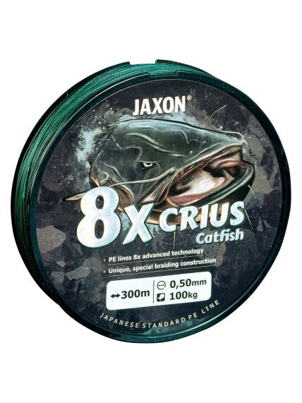 Pintas valas šamams Jaxon 8xCRIUS GREEN 300m