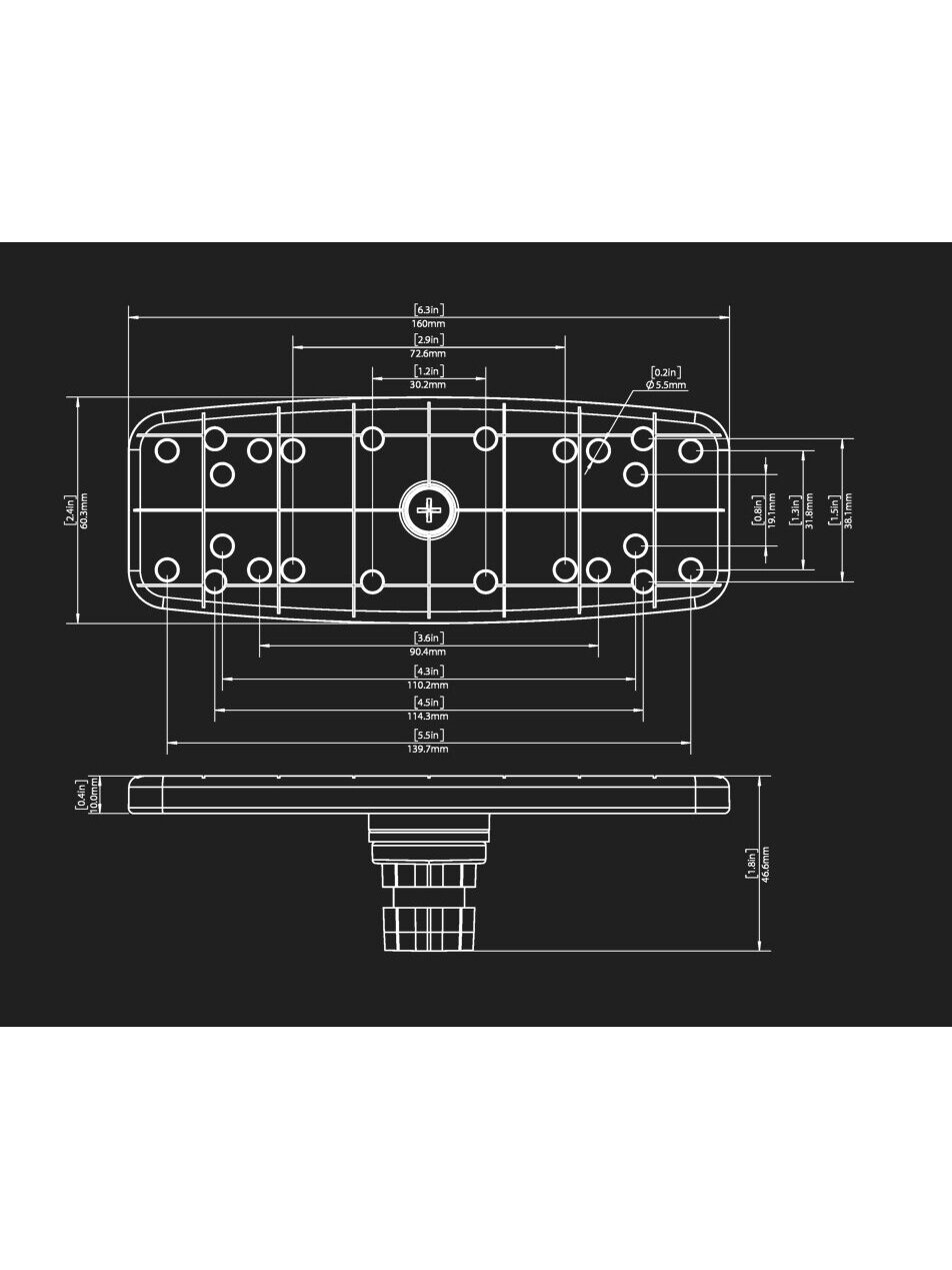 Platforma Railblaza Rotating Platform 160 x 60 3