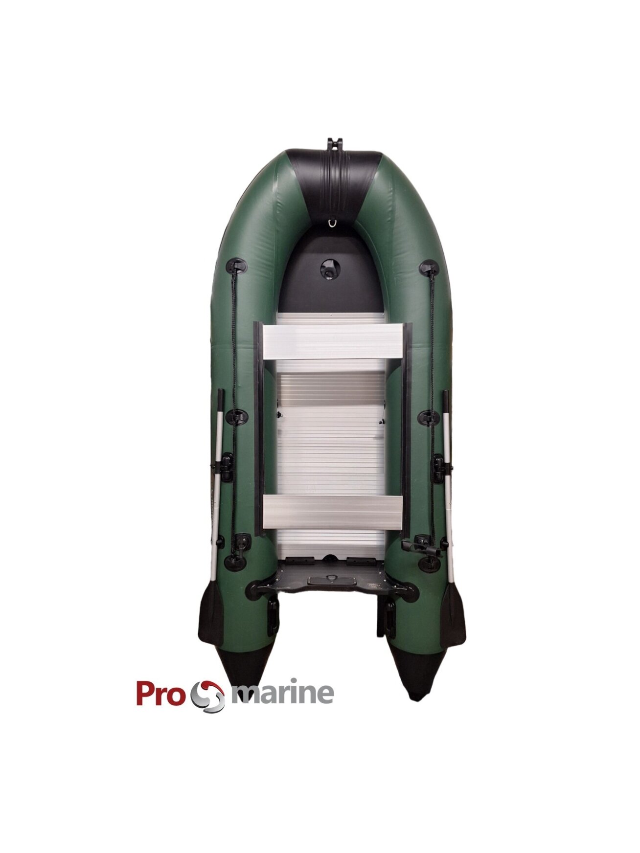 Pripučiama PVC Valtis ProMarine AL330 ( 330cm, dugnas Aliuminio, spalva: žalia) 2 Pripučiama PVC Valtis ProMarine AL330 ( 330cm, dugnas Aliuminio, spalva: žalia) 2