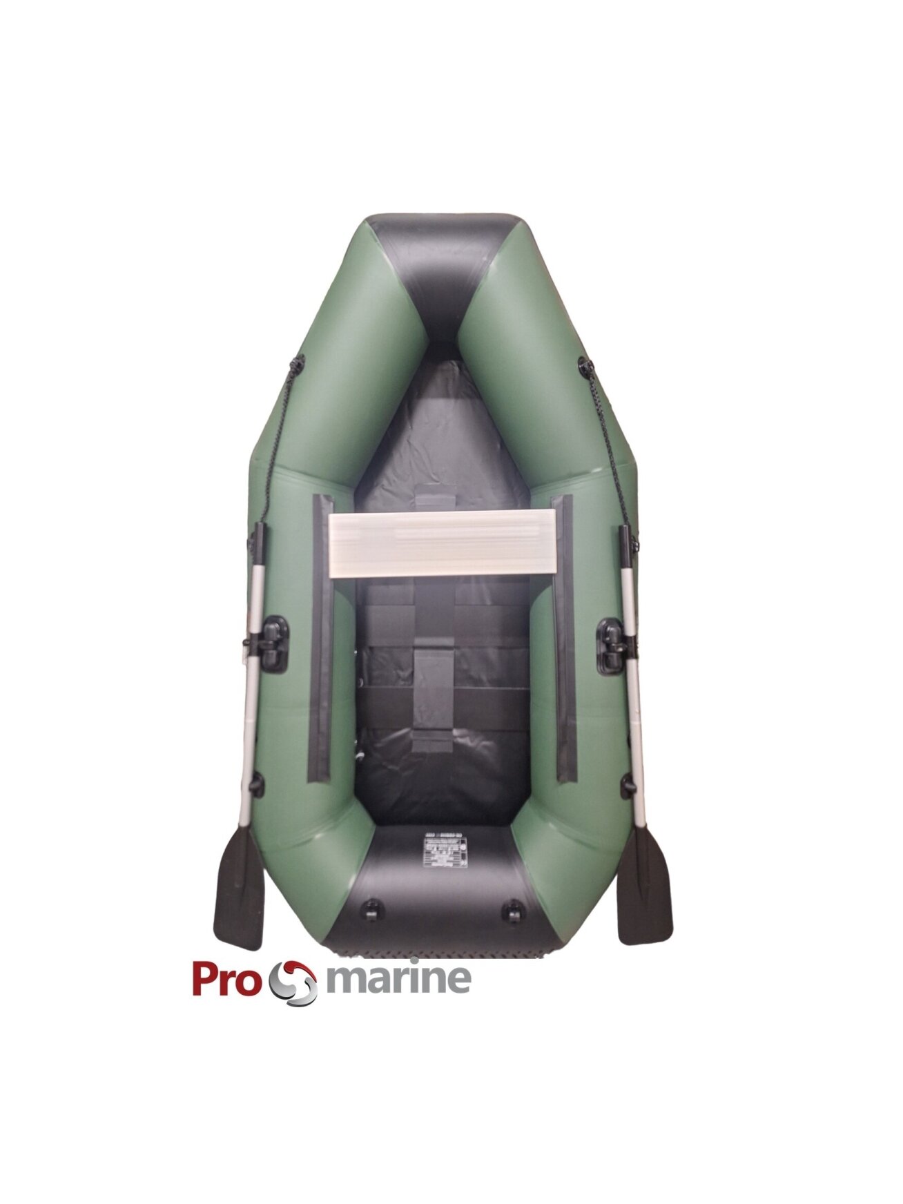 Pripučiama PVC Valtis ProMarine IBP230 ( 230cm, dugnas lentučių, spalva: Žalia) 1 Pripučiama PVC Valtis ProMarine IBP230 ( 230cm, dugnas lentučių, spalva: Žalia) 1