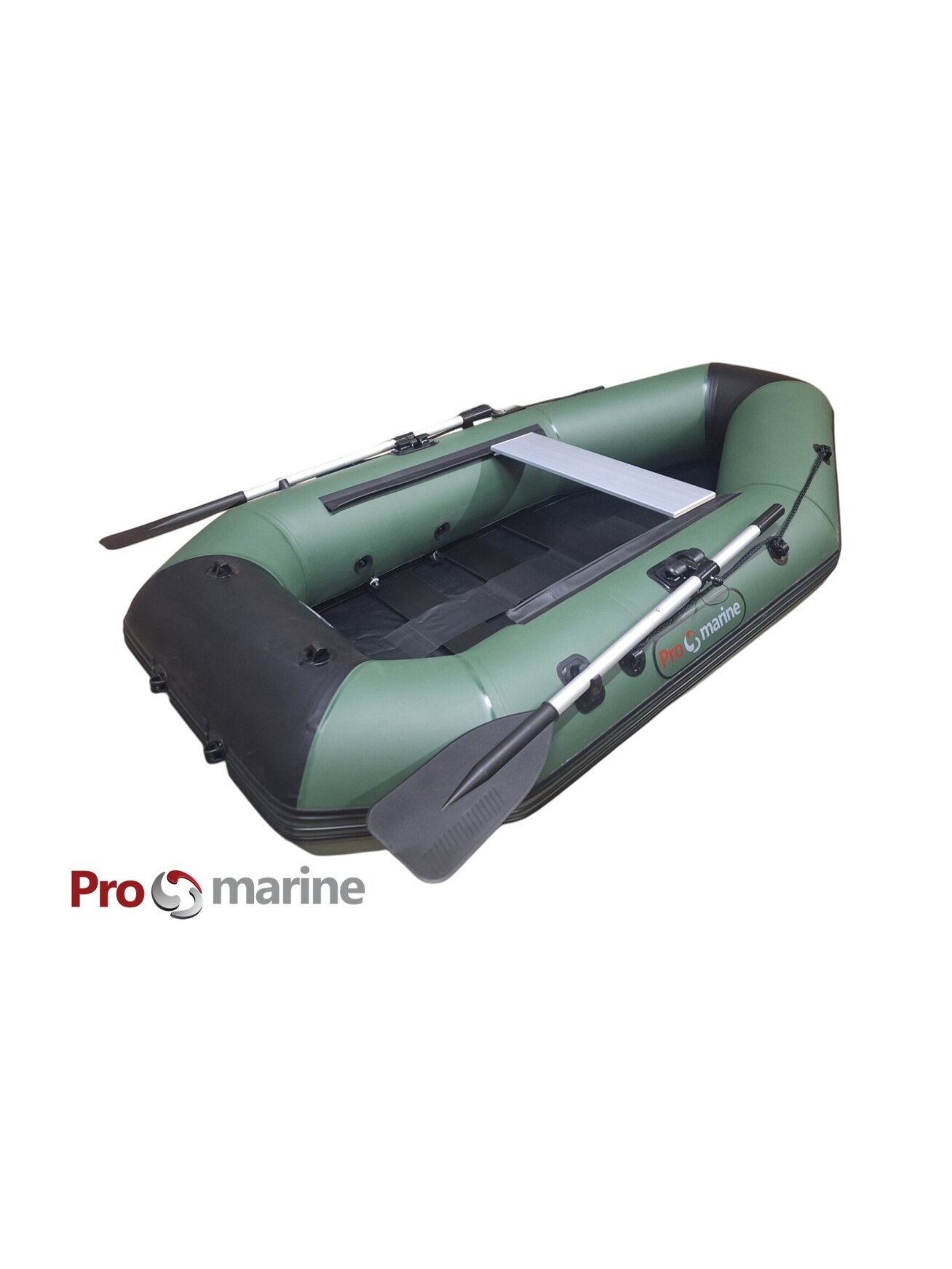 Pripučiama PVC Valtis ProMarine IBP230 ( 230cm, dugnas lentučių, spalva: Žalia) Pripučiama PVC Valtis ProMarine IBP230 ( 230cm, dugnas lentučių, spalva: Žalia)