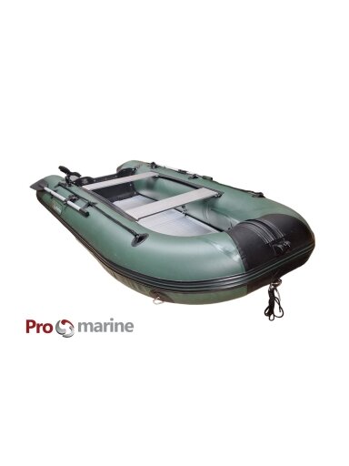 Pripučiama PVC Valtis ProMarine AL380 (380cm, dugnas Aliuminio, spalva: žalia)