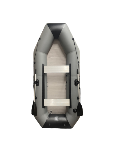 Pripučiama PVC Valtis ProMarine IBP230 Airdeck (230cm, pripučiamas dugnas, transas, spalva: T. pilka)