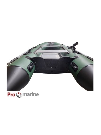 Pripučiama PVC Valtis ProMarine AL330 ( 330cm, dugnas Aliuminio, spalva: žalia) 3 Pripučiama PVC Valtis ProMarine AL330 ( 330cm, dugnas Aliuminio, spalva: žalia) 3