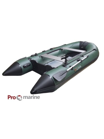 Pripučiama PVC Valtis ProMarine AL330 ( 330cm, dugnas Aliuminio, spalva: žalia)