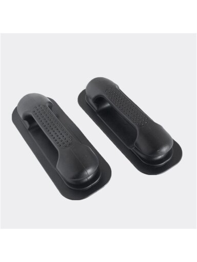 Runos rankena PVC valtims, juoda, 2vnt.